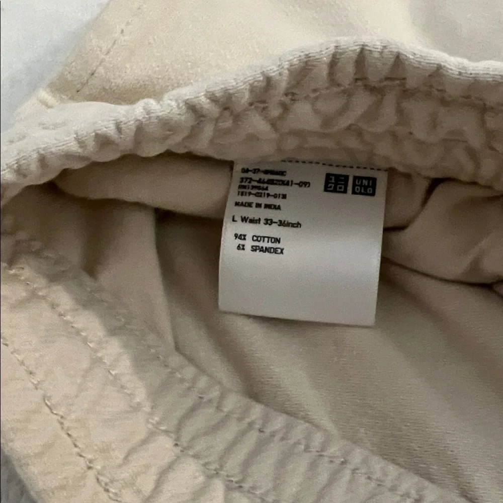 Uniqlo - Beige Jersey Jogger Pants - Picture 4 of 6